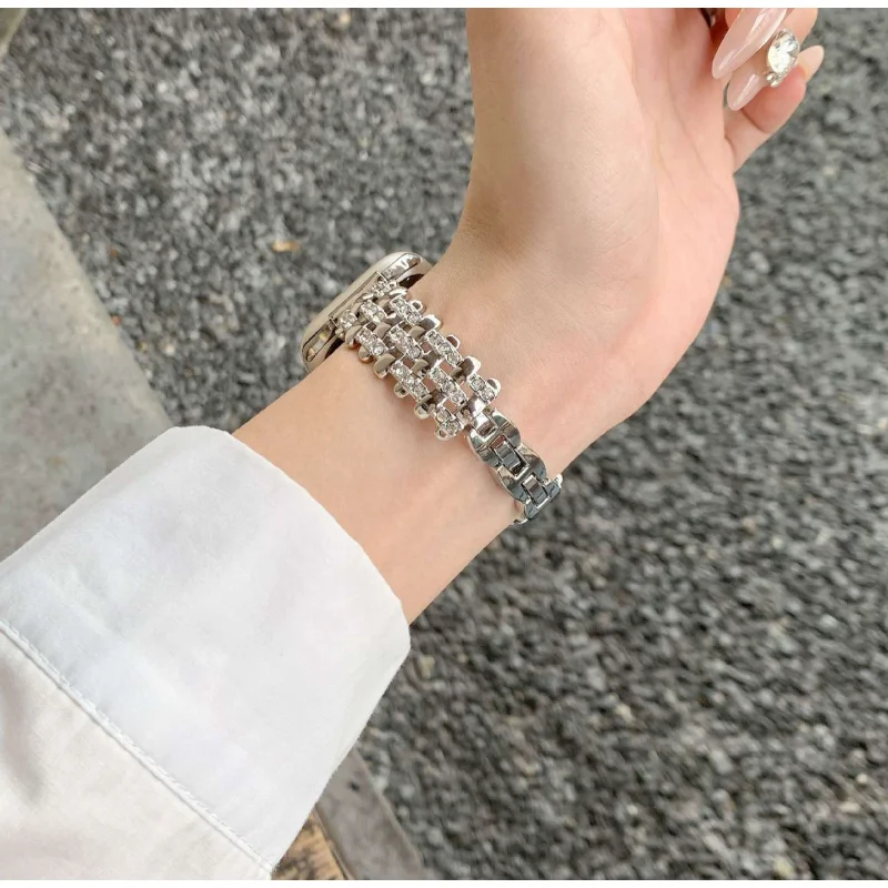 Metal Strap for Xiaomi band 10 Pro/9 Pro/8 Pro  Watchband For Xiaomi band 11/10/9/8 Sport Bracelet Stainless steel Wristband
