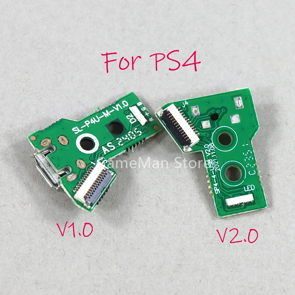 

30pcs Replacement For PS4 V1 V2 12pin Connector USB Charging Port Socket Circuit Board For PlayStation 4 OEM Controller