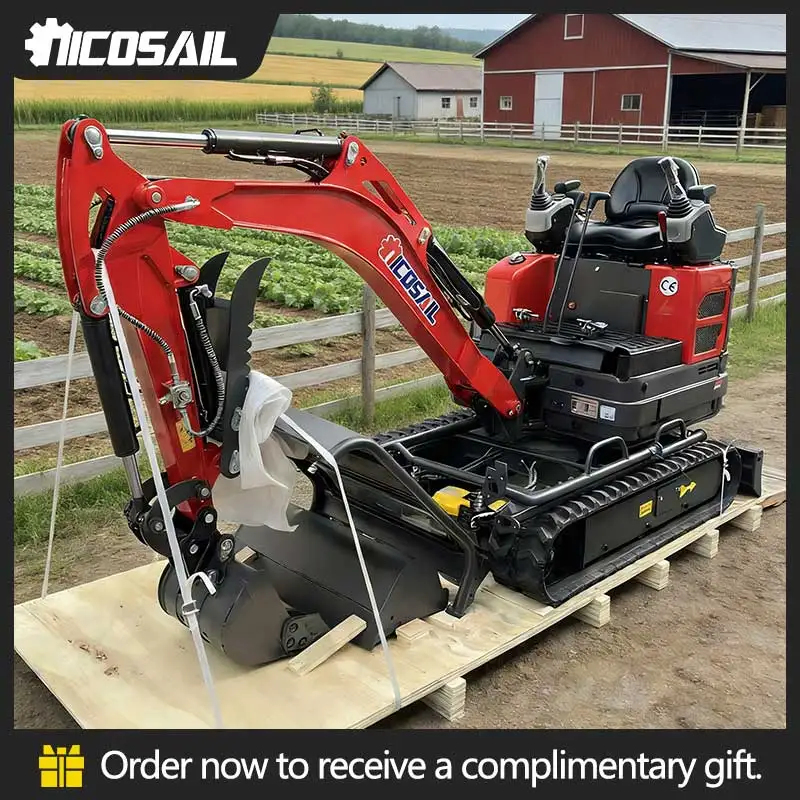 

2-тонный мини-экскаватор с дизельным двигателем, сертифицированный по стандарту Euro 5 CE, гидравлический экскаватор с резиновыми гусеницами для ландшафтных работ в саду и сельскохозяйственных работ.