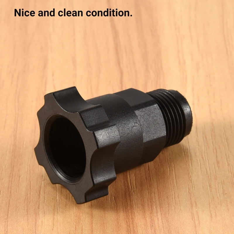 1Pcs Spray Tool Connector For PPS Adapter Spray Tool Cup Adapter Fit For Devilbiss Spray Tool Disposable Measuring Cup,Black