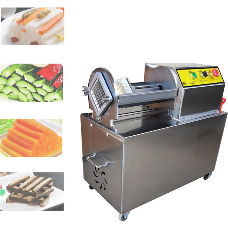 Commercial Electric French Fries Machine Multifunctional Melon Fruit Cutting Potato Slicer Machines 220V/110V