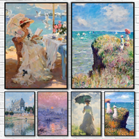 1PC French Painter C-Claude Monet Poster Poster Paper Print Home Living Room Bedroom Entrance Bar Cafe Art Painting Decoration