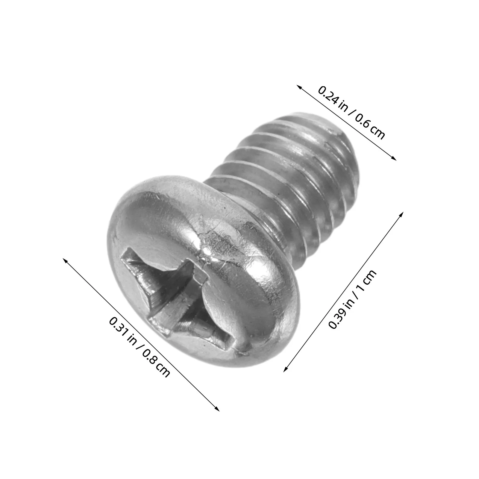 10Pcs Sauce Mount Screw Stainless Steel M6x8mm Replacement Handle Screws for Wok Frying Handle Repair Kit