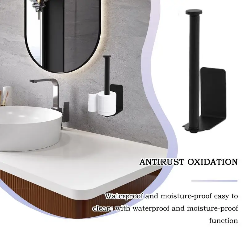 Edelstahl Papier Handtuch Halter Punch Free Küche Papier Handtuch Lagerung Rack Bad Papier Rollen Halter Bad Zubehör