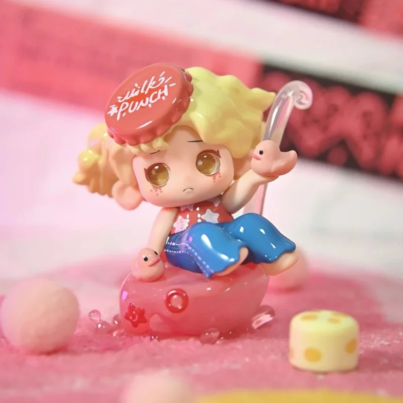 Echte All Pink Day Oona V2-serie Blind Box Trendy Model Mooie Desktop Ornament Mystery Box Collection Beeldje Verrassingscadeau