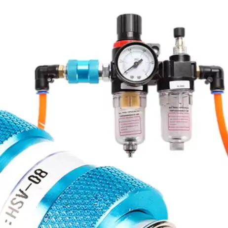 HSV-06 HSV-08 HSV-10 HSV-15 Pneumatic Hand Slide Valve Flow Control Manual Switch One-way Valve For Large Effective Flow Area