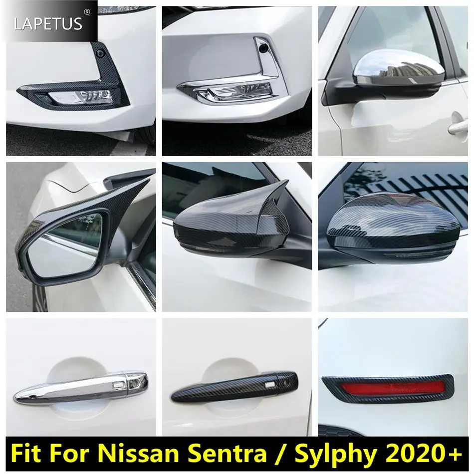 

Car Accessories Front / Rear Bumper Fog Lights / Door Handle / Rearview Mirror Cover Trim For Nissan Sentra / Sylphy 2020 - 2024