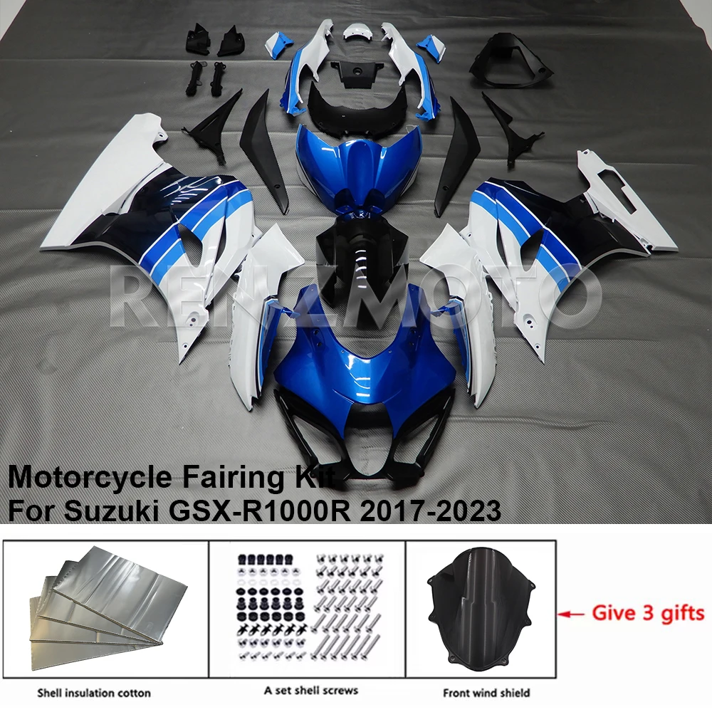 

S1017-111a For Suzuki GSX-R1000R 2017-2023 2018 Fairing Motorcycle Set Body Kit Decoration Plastic Guard Plate Accessories Shell