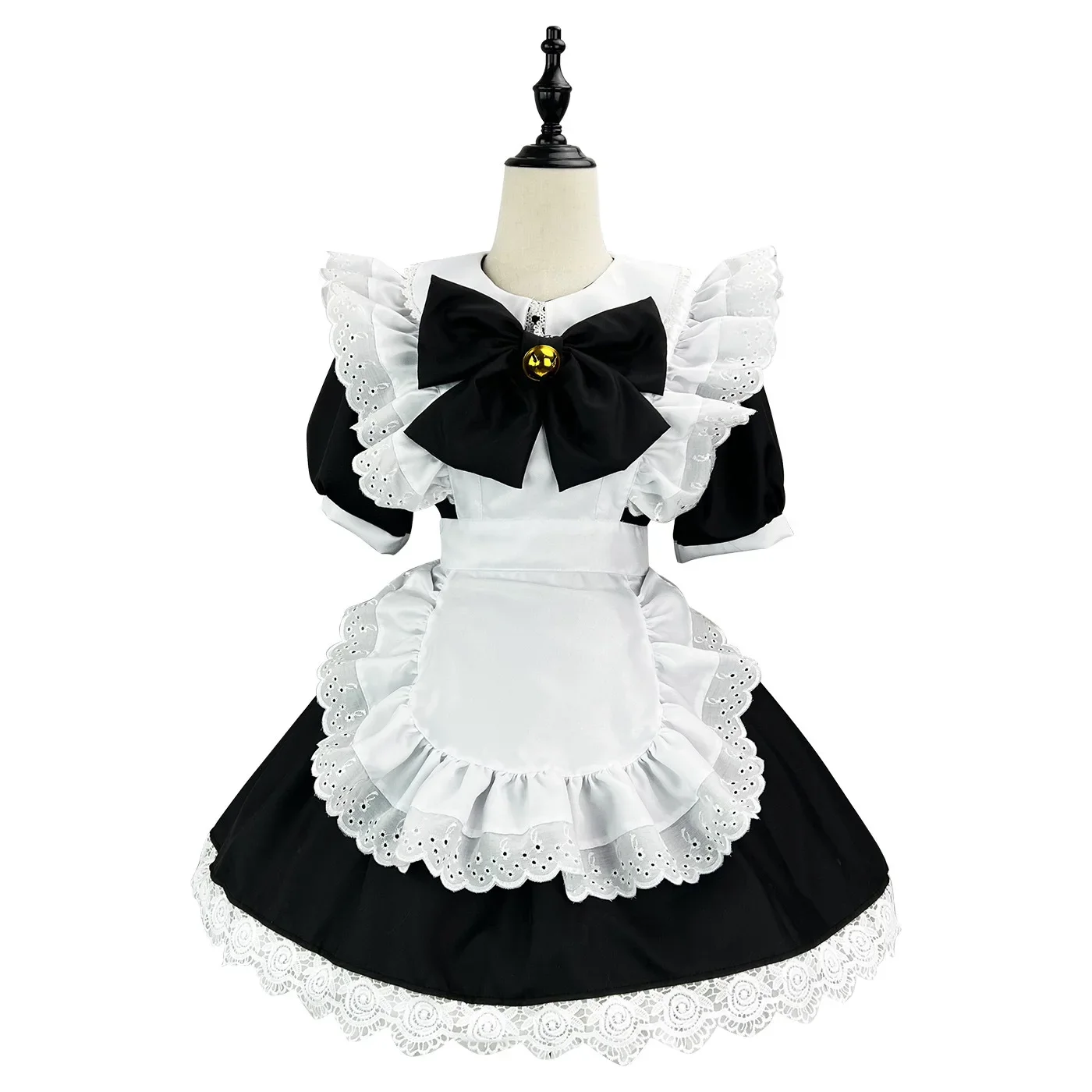 

Pink Black Cute Lolita Maid Dress Costumes Cosplay Bunny Girl Maid Dress Suit for Waitress Maid Party Stage Costumes S -5XL