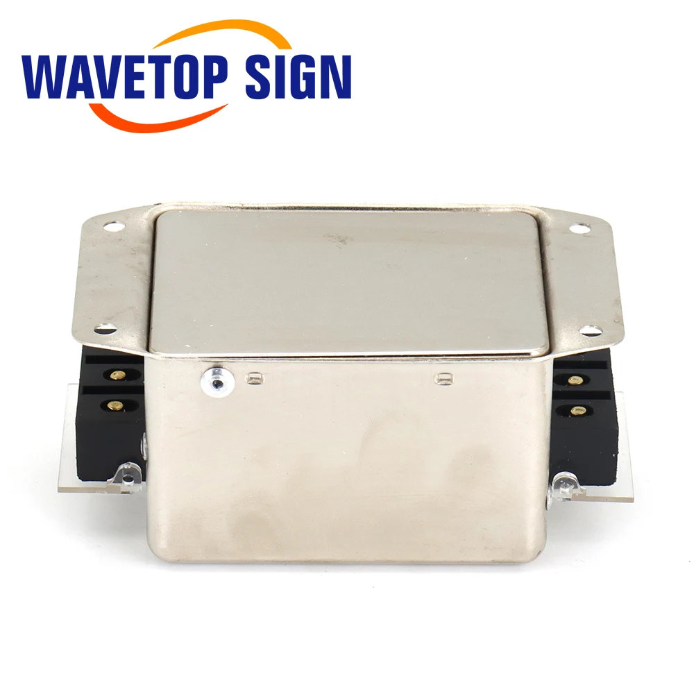 WaveTopSign CW4L2-A-R Series 220VAC Power Filter 6A 10A 20A 30A Rail Type For Co2 Laser Cutting and Engraving Machine