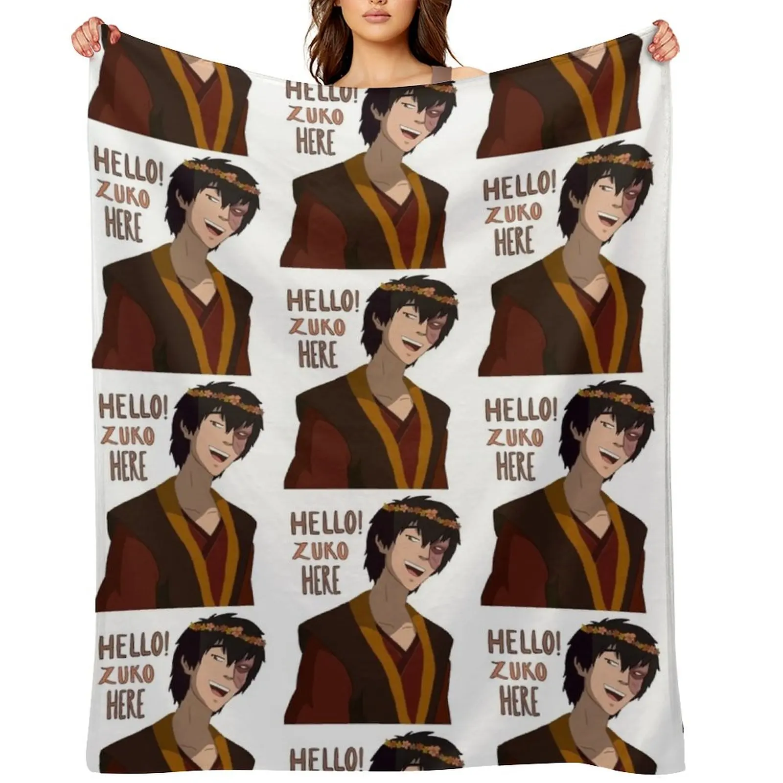 

Hello! Zuko Here - Avatar The Last Airbender Throw Blanket For Sofa Thin Luxury Throw Travel Giant Sofa Blankets