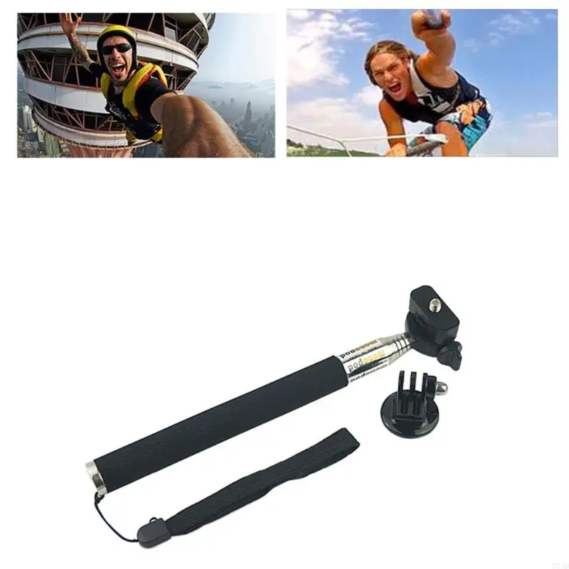 77JD Selfie Pole Monopod Holder Extendable Handheld for Hero 3 4 SJ4000