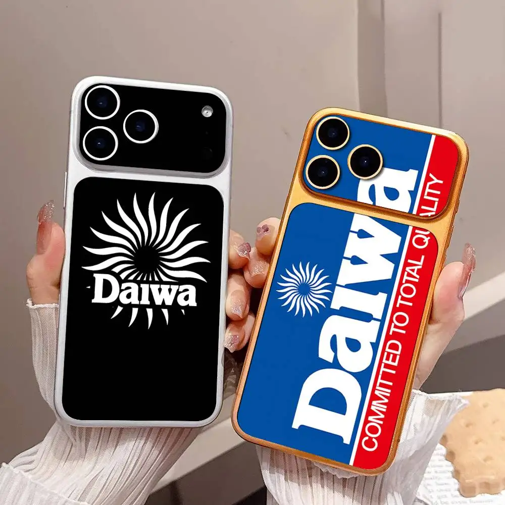 D-Daiwa Fishing Logo For Apple IPhone 17 Pro 17 Pro Max Back Cover Decal Wrap Skin Colorful Rear Protective Sticker Film