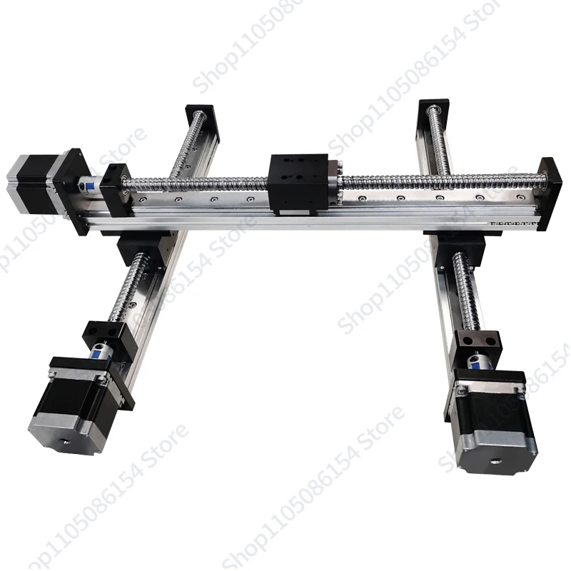 Ball screw slide XYZ three-axis motion platform Electric numerical control Cross gantry Multi-axis linear linear module