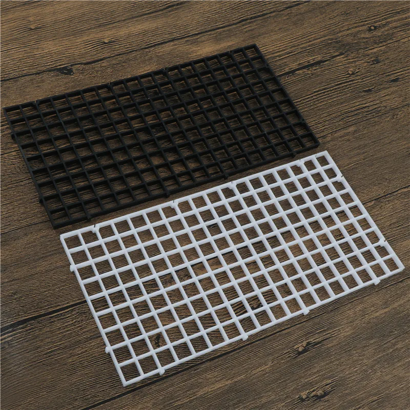 Fish Tank Durable Plastic Fish Grid Divider Holder Tray Egg Crate Aquarium