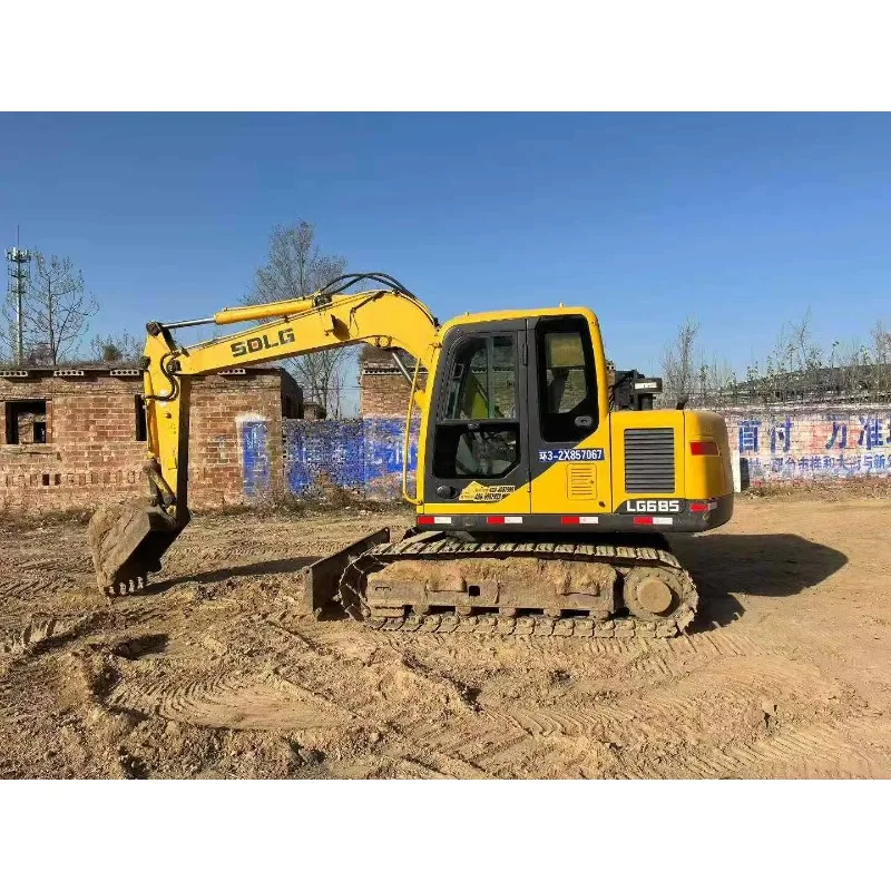 YG 7 Ton Mini Hydraulic Crawler Excavator Carter Engine PLC Control Core (Motor Gearbox Pump Bearings) Video Inspection