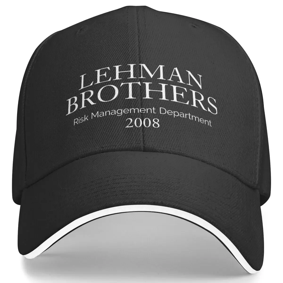 Lehman Brothers Risk Management Dept (8) Baseball Cap Hiking Fishing Adjustable Trucker Hat Men Adult Vintage Print Snapback Cap