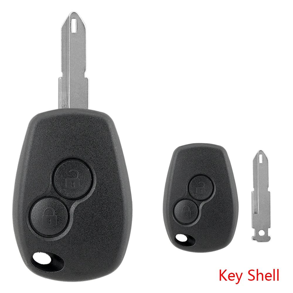 

2-кнопочный чехол для дистанционного брелока с лезвием NE73 для Renault Dacia Modus Clio 3 Twingo Kangoo 2