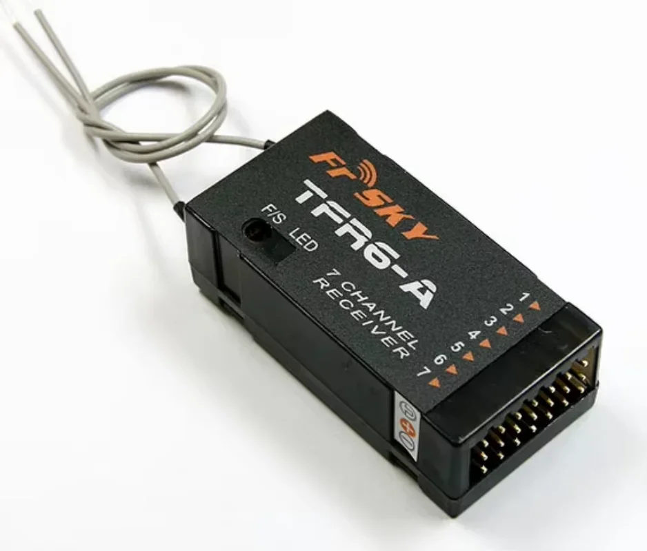 VIVaSFrSky 2.4G 7-channel Futaba FASST Compatible TF Receiver TFR6 / TFR6-A For RC Model