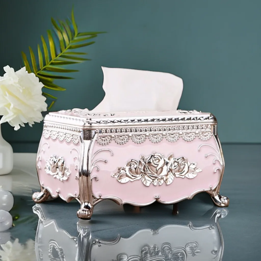 Chinese Style Tissue Box, Bedroom Bedside Table, Paper Drawing Box, Living Room, Office Desk, Beautiful Decoration Tissue Box