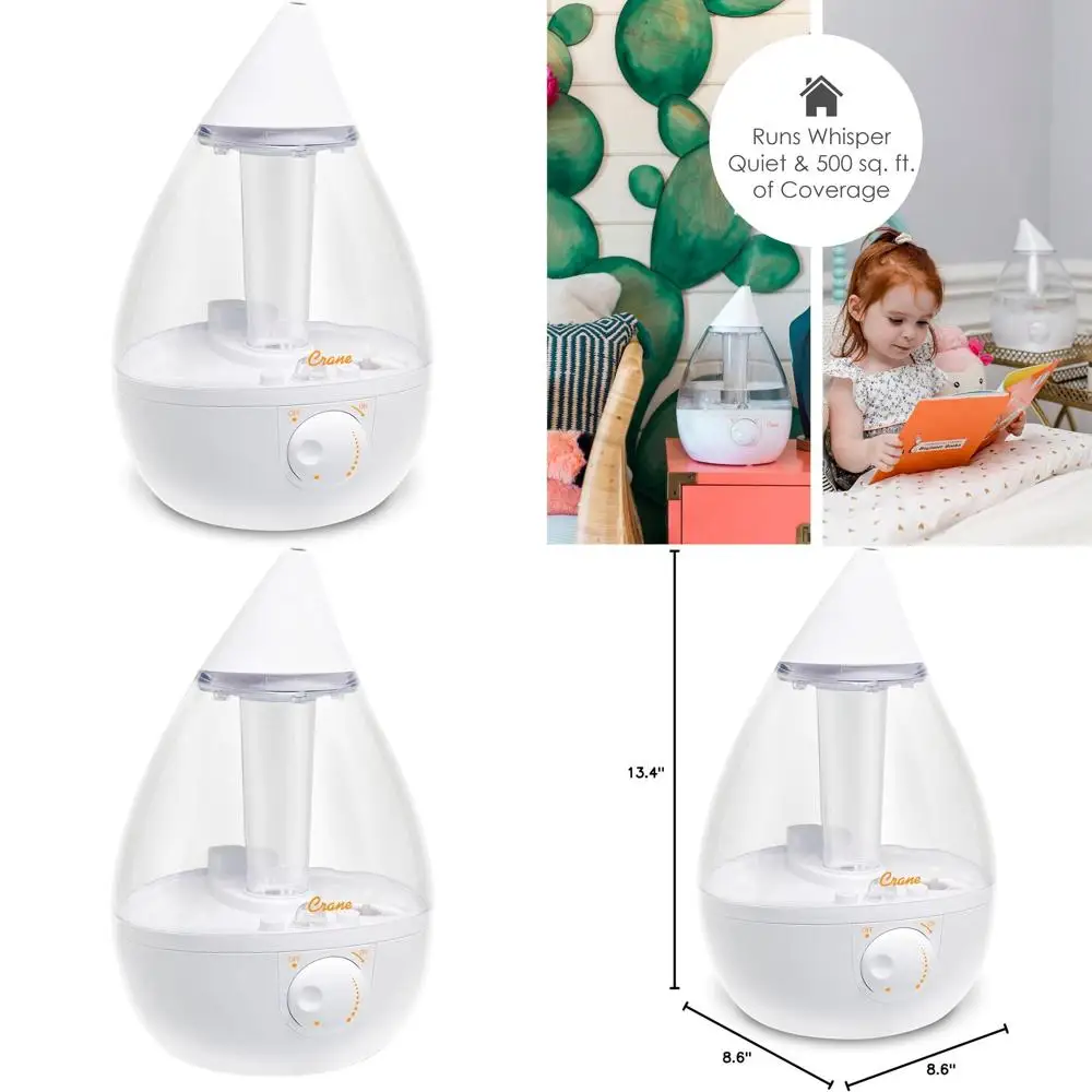 

Ультразвуковой увлажнитель воздуха на 1 галлон с автоматическим отключением для больших помещений, детских комнат и офисов