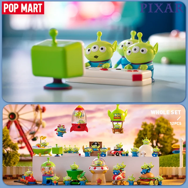 POP MART Disney Pixar Aliens Days Series Mystery Box 1PC/12PC Action Figure  Blind Box