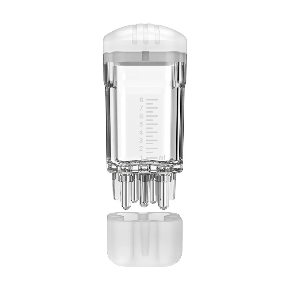 Mini Aplicador de Minoxidil Anticaída, Peine Aplicador de Aceite Nutritivo para el Cuero Cabelludo, Cepillo de 8ML, Botella Aplicadora con Peine para Raíces, Herramienta para el Cuidado del Cuero Cabelludo