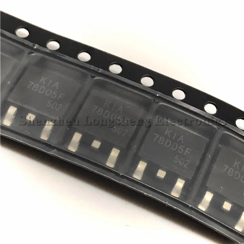 10PCS/LOT 78D05F KIA78D05F TO-252  Three-terminal regulator   New In Stock