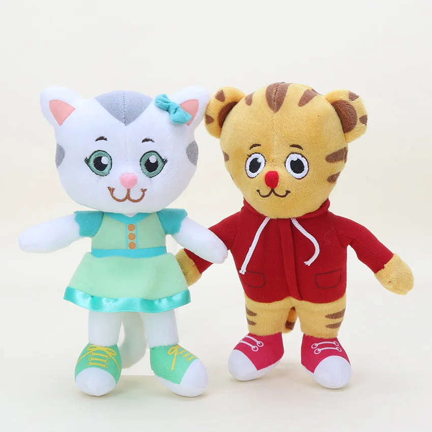 Juguetes de peluche de barrio de Daniel Tiger para niños, muñeco de peluche suave de 1/2 piezas, 20/30cm