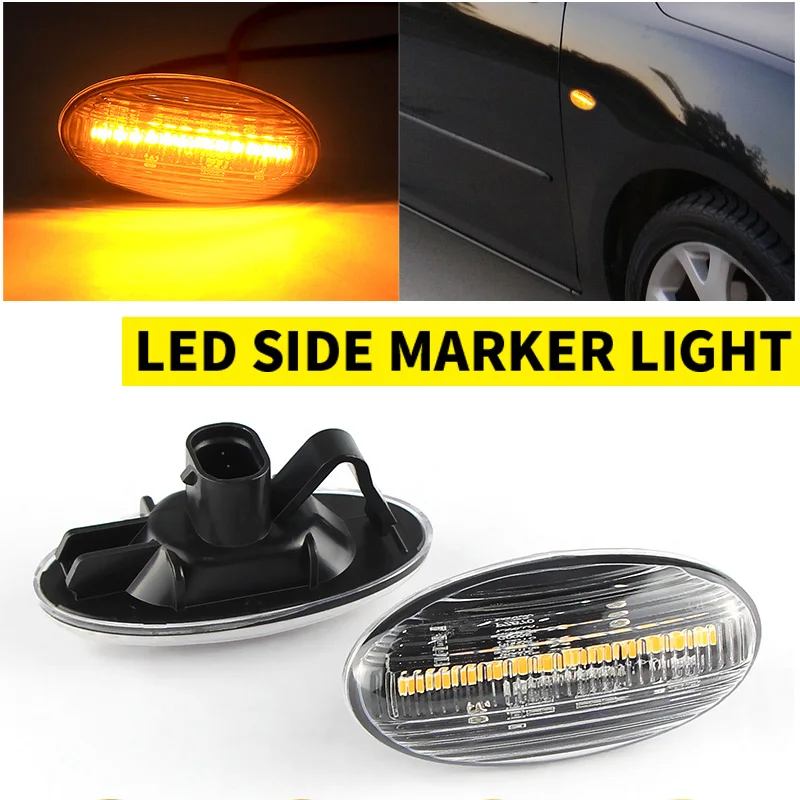 Luces LED de señal de giro laterales para Mazda 2, 3, 5, 6, GG, GY, MPS, BT-50, MPV II, 2 uds. |   OEM GJ6A51120C G6A51120D GJ6A51120E