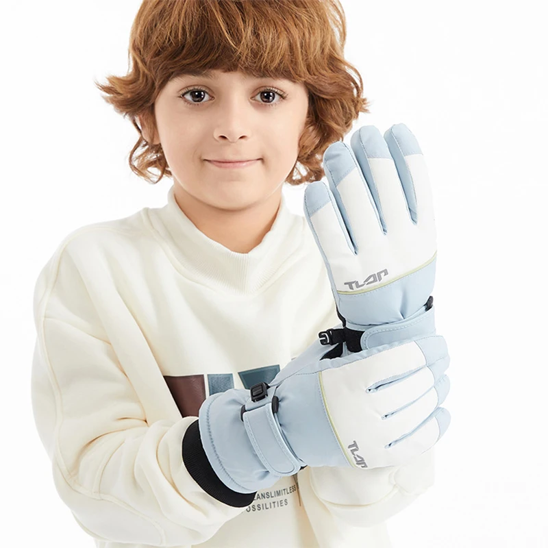 Winter Ski handschuhe für Kinder verdickte Thermo handschuhe Jungen Mädchen Touchscreen Schnee handschuh wasserdicht und kälte beständig