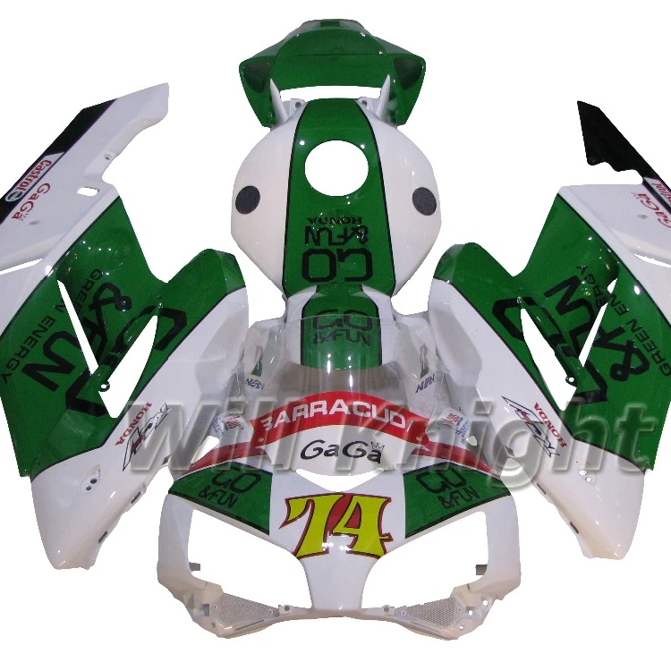 

Intelligent Library Fairing Kit Body Cover For Honda CBR1000RR CBR1000 2004 2005 Green White