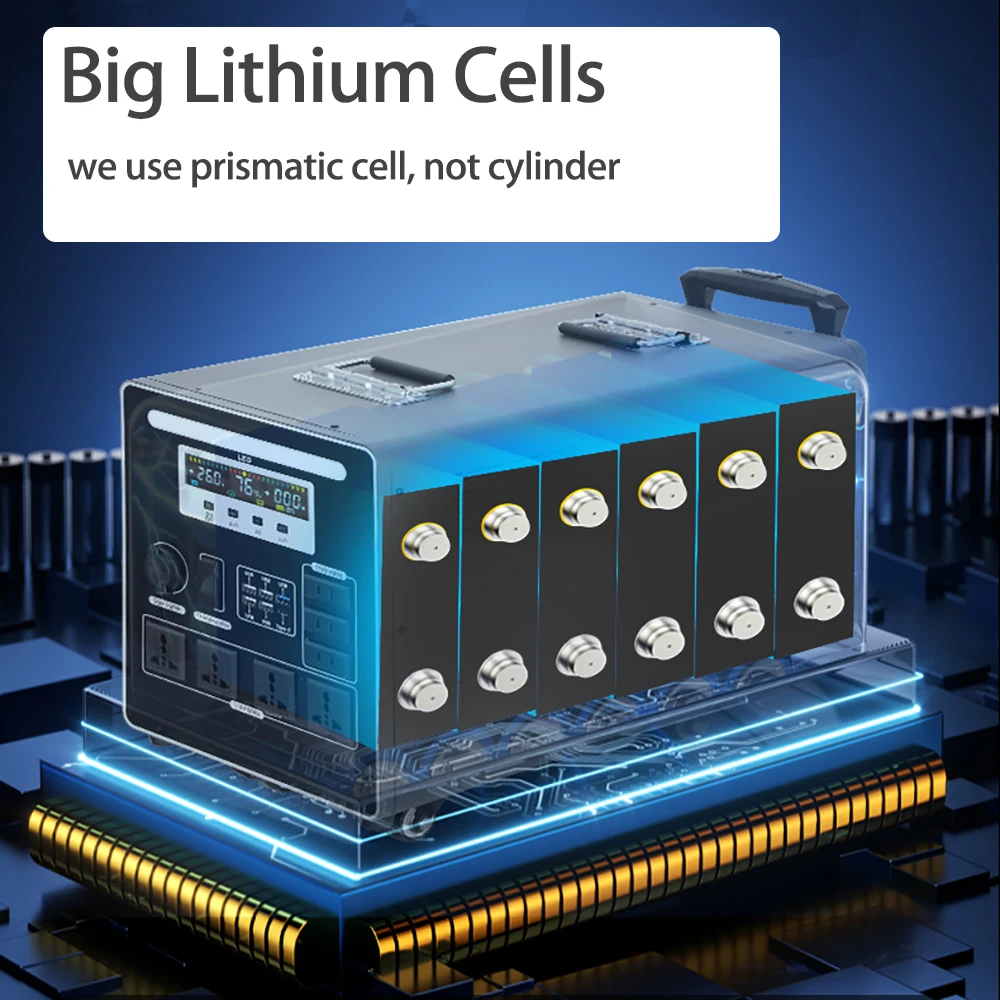 Just Only Accessory 5KW 3600W Solar Generator Portable Lithium Power Station Power Banks PowerStation Generator Solar
