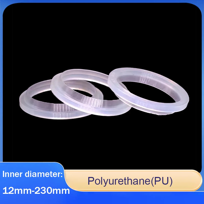 

1pcs Hydraulic Cylinder Oil Seal PU Dust Seal ID:12mm-230mm Commonly Used For Dust Sealing On Hydraulic Cylinder Piston Rods