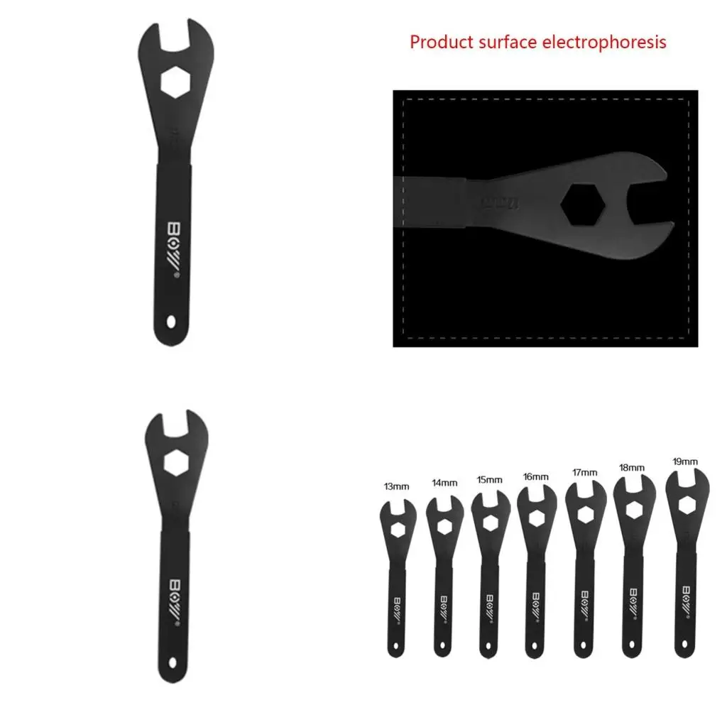 Q39E Professional Bike Tools Cone Wrench,13 14 15 16 17 18 19mm