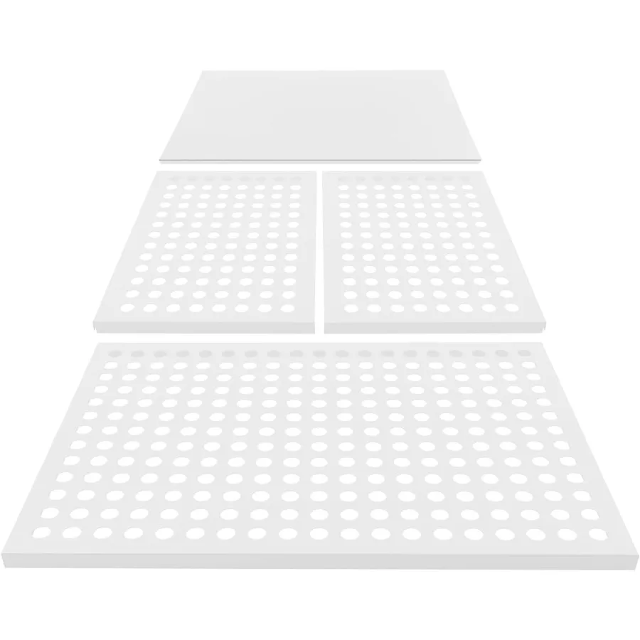 에어컨 울타리 4개 패널 알루미늄 합금 AC 울타리 실외기용 39 19 27인치 야외 에어컨 장치 보호용 울타리 수영장 장비용