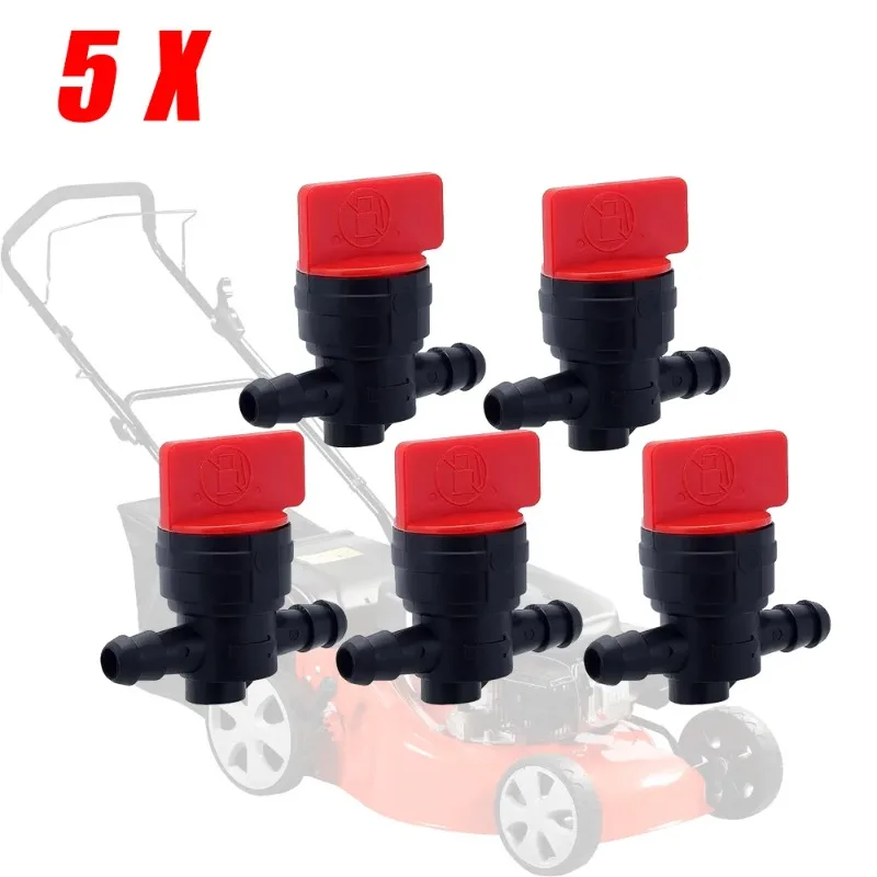 5 válvulas de corte de combustible de 1/4'' para motores pequeños 698183, 493960, 698181, 697947, 9494768, 5019H, 5019K, para cortacésped y ATV