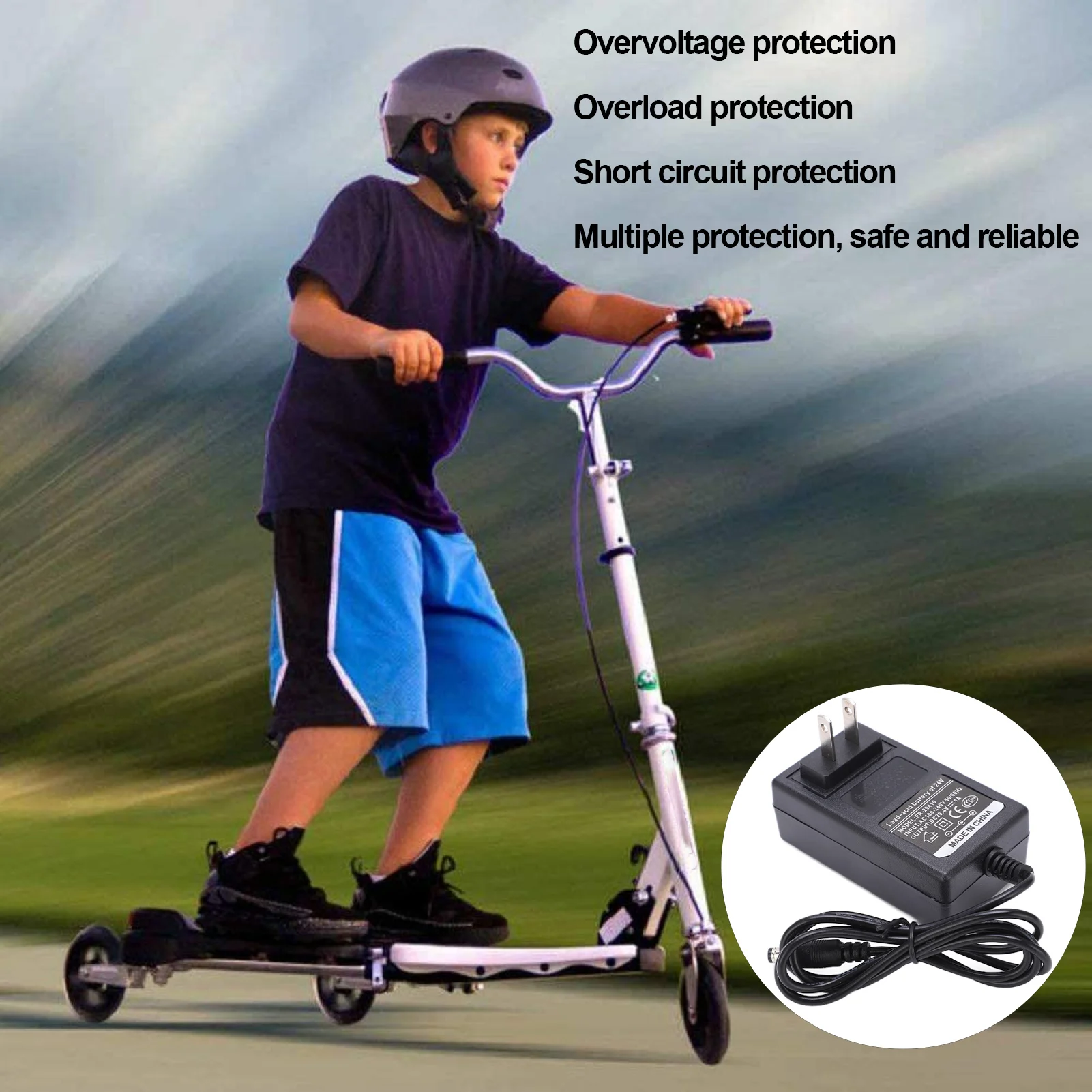 

Electric Scooter Supplies Lithium Battery 29.4V 1A Power Supply Adapters for Electronic Scooter Lithium Battery