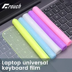 Film protecteur universel pour clavier d'ordinateur portable 12-17 pouces, 1 pièce, étanche à l'eau et à la poussière, en silicone