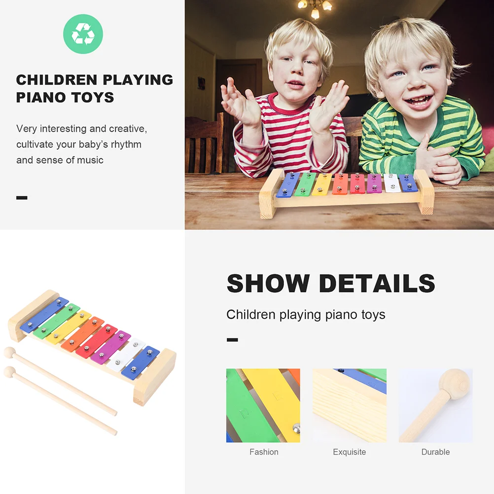 Percussie Kid Toy Kinderen Speelgoed Piano voor Peuter Cognitieve Xylofoon Instrument Muzikaal