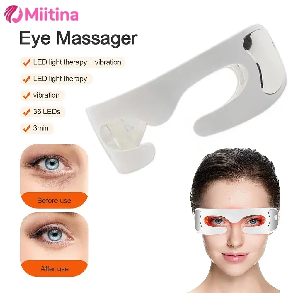 

LED Eye Beauty Massager Anti Aging Vibration Massage Relief Fatigue Device Remove Eye Wrinkle Dark Circle Eye Care Beauty Tools