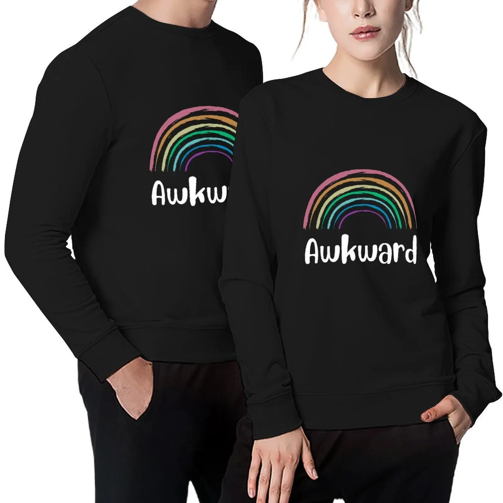 

Awkward Pullover korean style clothes men clothing men's clothes anime clothing men sweatshirt