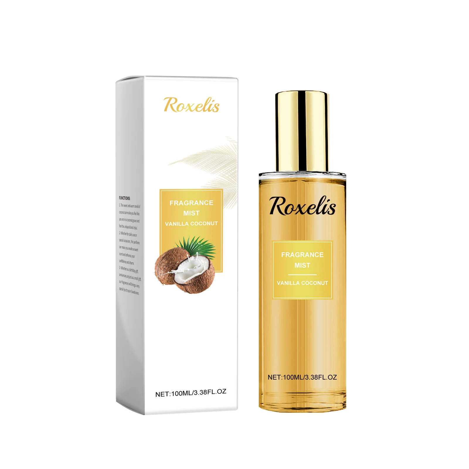 Vanilla Coconut Perfume Long Lasting Floral Fragrance Attract Love Perfume Spray Flirting Seduction Fresh Pheromone Body Spray 