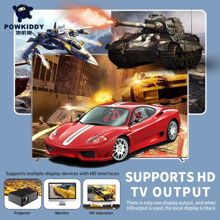 Android X28 Handheld Game Console 5.5 Inch IPS Screen Retro Console High Definition Support TV Connection