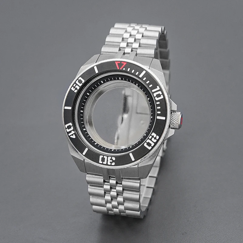 세이코 사무라이 킹 시리즈 시계, 다이빙 케이스, 스테인레스 스틸 베젤 인서트, NH35 NH36 7S26 무브먼트 시계 수리, 45mm 실버