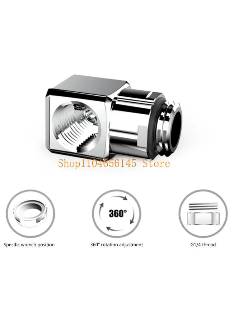 652F GXZWT-D90 360 Degree Rotating Water Cooling Heat Dissipation Adapter Connectors