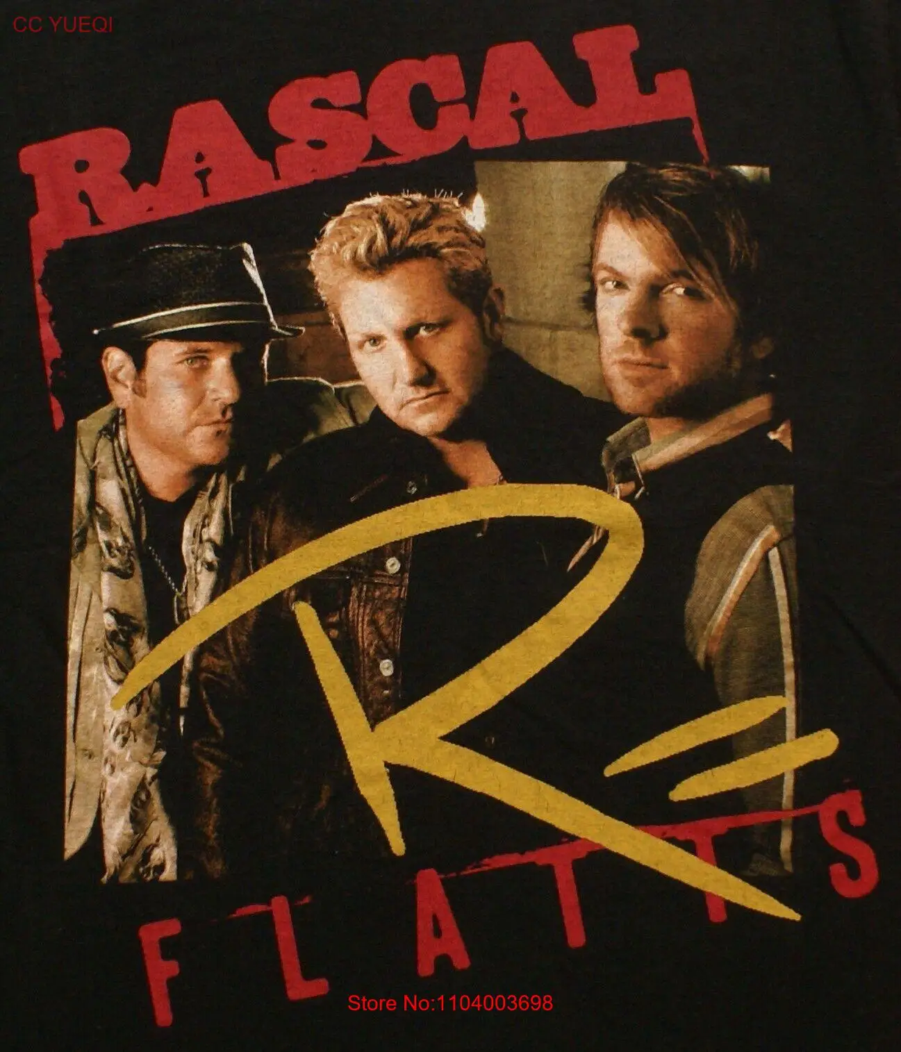 Rascal Flatts Changed Tour 2012 Mens Concert black T-Shirt, Size small