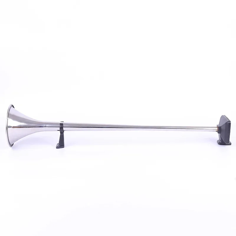 Useful 1M Stainless Steel Electric Air Horn 12V 24V, Super Loud Horn for Truck Car Modification view 4