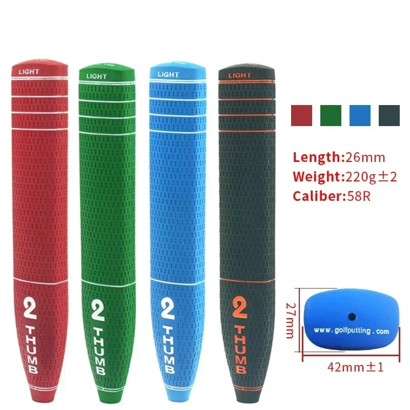 Gym New 3pcs/lot Golf Grips 2 Thumb Golf Putter Grips Rubber 4 Colors Jumbo Size with Iron Wood Clubs Grips 골프그립 용품 Golf 5