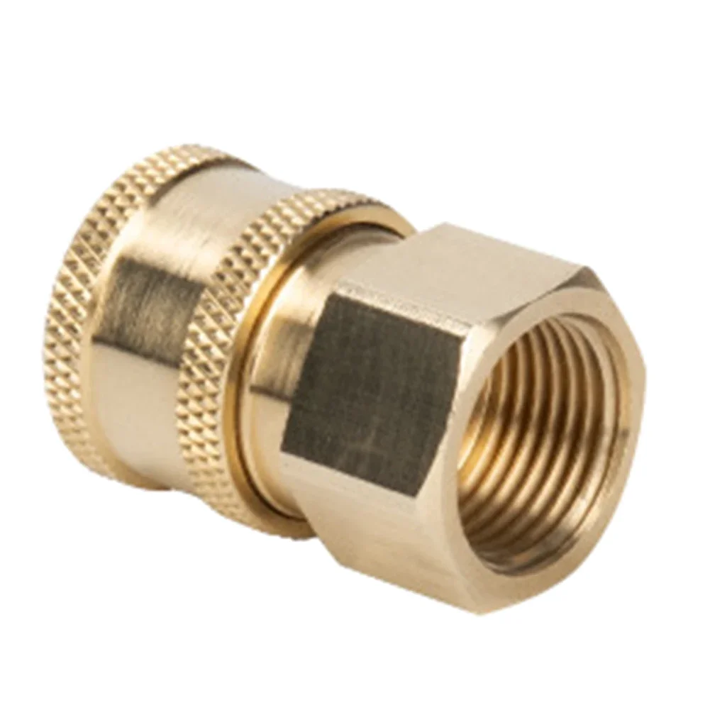 High Pressure Washer Hose Car Wash Nozzle Adapter Brass Quick Connector Foam Pot Plug Core Conversion